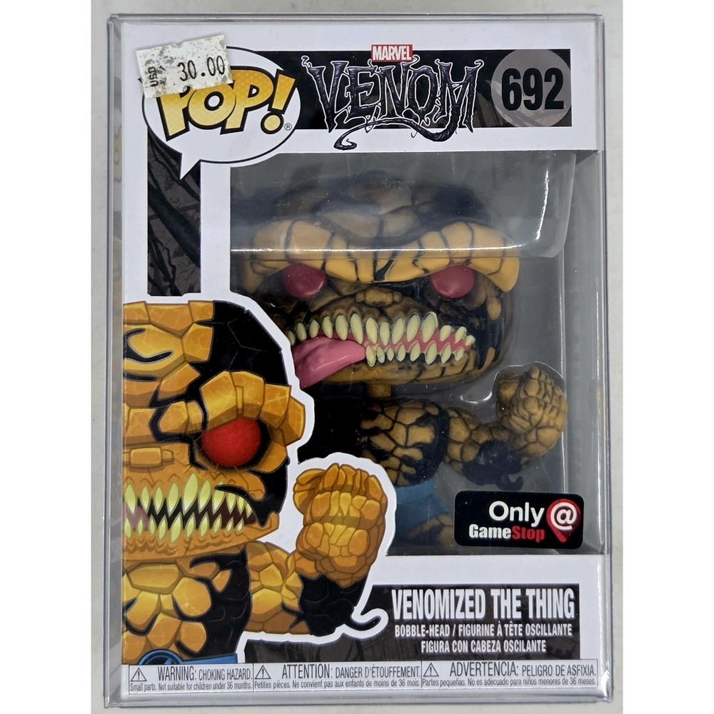 Funko POP! Marvel Venomized The Thing Vinyl Bobblehead Metallic #692 Protect Box